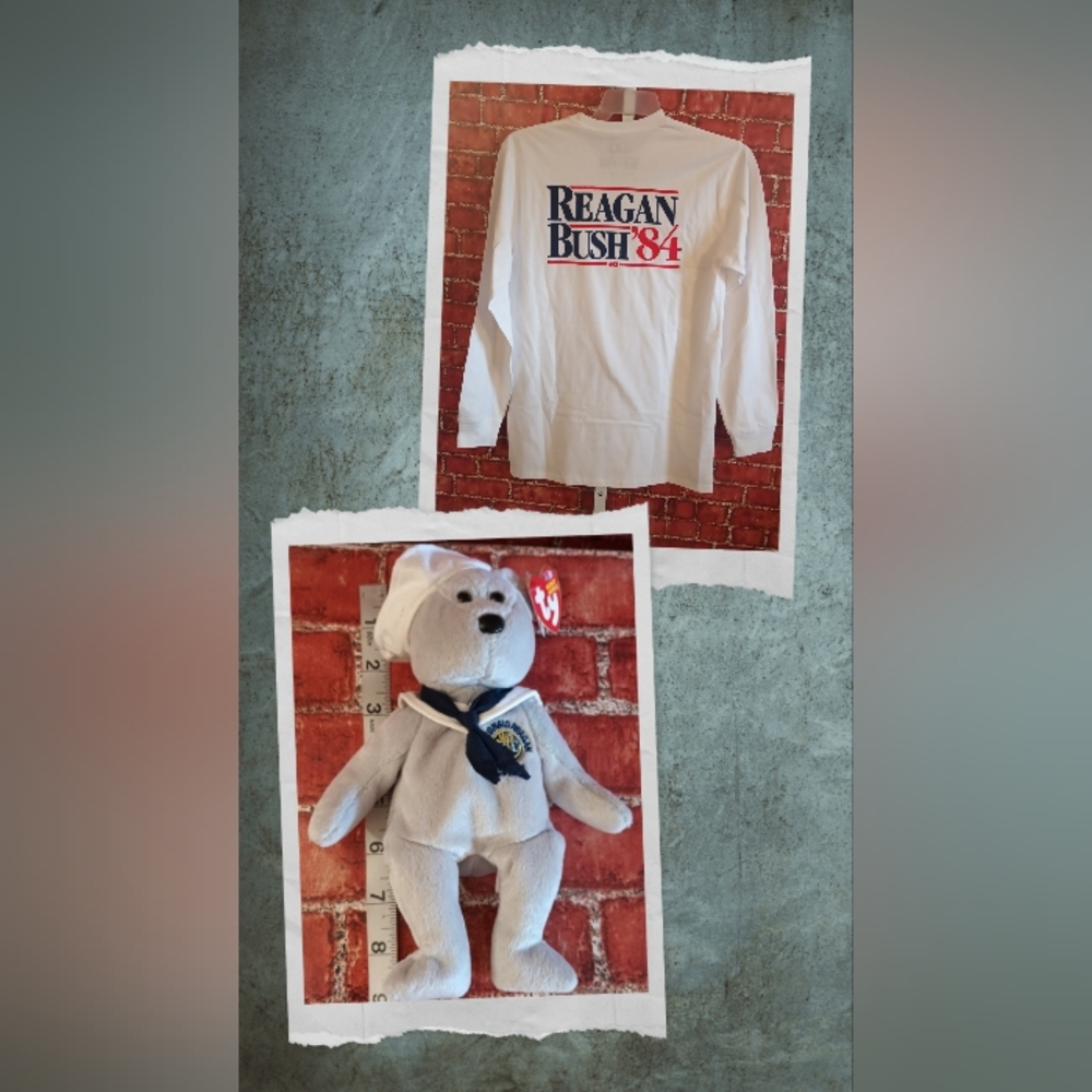 𝘙𝘎 𝘙𝘦𝘢𝘨𝘢𝘯 '84 𝘛𝘦𝘦 & 𝘙𝘦𝘢𝘨𝘢𝘯 𝘛𝘺 𝘉𝘦𝘢𝘯𝘪𝘦